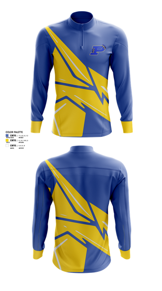 Quarter Zip Jacket, Parlier High School Basketball, Men's Basketball, Teamtime, Team time, sublimation, custom sports apparel, team uniforms, spirit wear, spiritwear, sports uniforms, custom shirts, team store, custom team store, fundraiser sports, apparel fundraiser