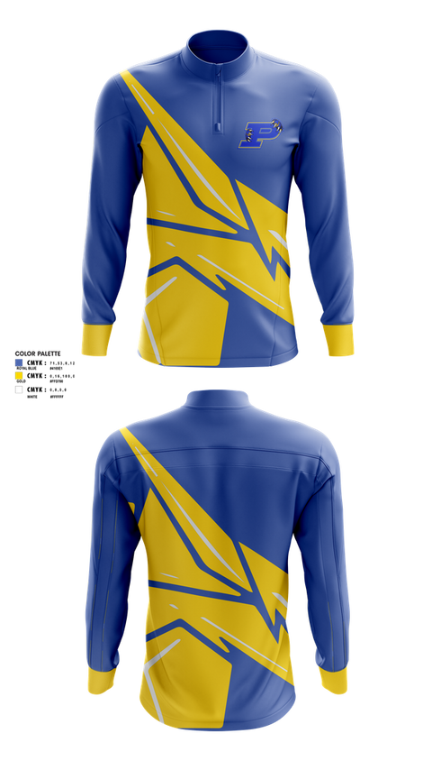 Quarter Zip Jacket, Parlier High School Basketball, Men's Basketball, Teamtime, Team time, sublimation, custom sports apparel, team uniforms, spirit wear, spiritwear, sports uniforms, custom shirts, team store, custom team store, fundraiser sports, apparel fundraiser