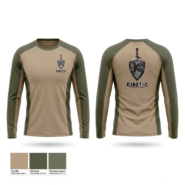 Long Sleeve Performance Shirt, Kinetic Protection Group, , Teamtime, Team time, sublimation, custom sports apparel, team uniforms, spirit wear, spiritwear, sports uniforms, custom shirts, team store, custom team store, fundraiser sports, apparel fundraiser