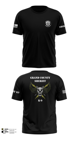 Old School Cotton Feel Shirt, GCSO K9, Police, Teamtime, Team time, sublimation, custom sports apparel, team uniforms, spirit wear, spiritwear, sports uniforms, custom shirts, team store, custom team store, fundraiser sports, apparel fundraiser