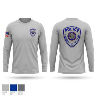 Long Sleeve Performance Shirt, Cammack Village Police Department, Police, Teamtime, Team time, sublimation, custom sports apparel, team uniforms, spirit wear, spiritwear, sports uniforms, custom shirts, team store, custom team store, fundraiser sports, apparel fundraiser
