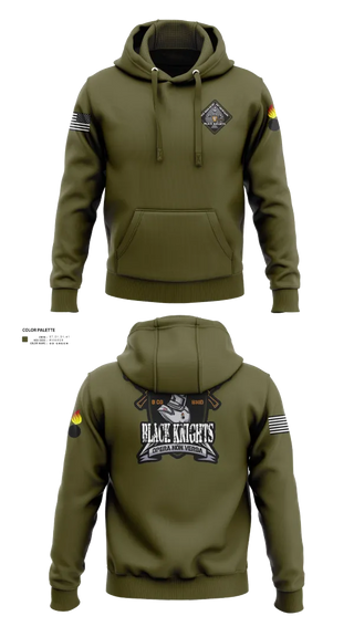 Hoodie, B Co 832nd OD BN, , Teamtime, Team time, sublimation, custom sports apparel, team uniforms, spirit wear, spiritwear, sports uniforms, custom shirts, team store, custom team store, fundraiser sports, apparel fundraiser