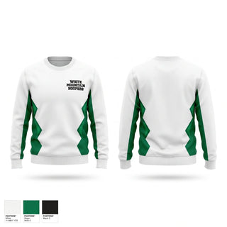 Crew Neck Sweatshirt, White Mountain Hoopers, Men's Basketball, Teamtime, Team time, sublimation, custom sports apparel, team uniforms, spirit wear, spiritwear, sports uniforms, custom shirts, team store, custom team store, fundraiser sports, apparel fundraiser