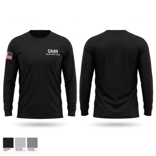 Long Sleeve Performance Shirt, GMR Georgia Honor Guard, EMS/EMT, Teamtime, Team time, sublimation, custom sports apparel, team uniforms, spirit wear, spiritwear, sports uniforms, custom shirts, team store, custom team store, fundraiser sports, apparel fundraiser