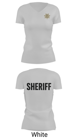 Womens Short Sleeve Vneck Shirt, Butler County Sheriff’s Department, Police, Teamtime, Team time, sublimation, custom sports apparel, team uniforms, spirit wear, spiritwear, sports uniforms, custom shirts, team store, custom team store, fundraiser sports, apparel fundraiser