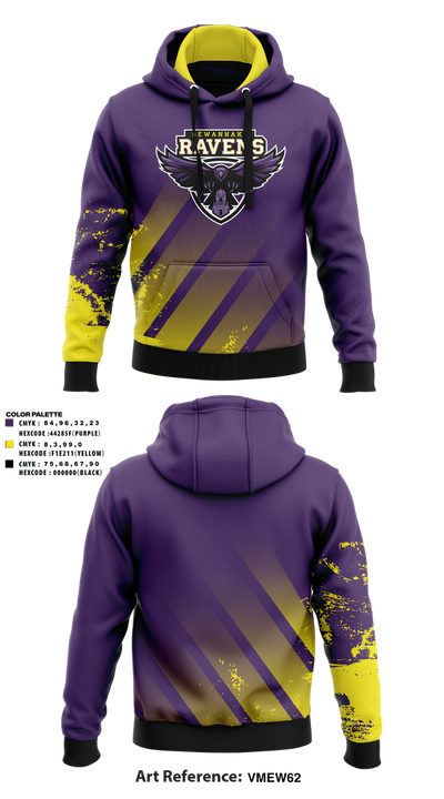 Sewanhaka Ravens Soccer 96279031 Hoodie - 1