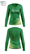Negative Split Racing 34974341 Women's Long Sleeve V-neck Shirt - 2
