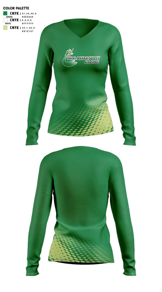 Womens Long Sleeve Vneck Shirt, Negative Split Racing, Spirit Store, Teamtime, Team time, sublimation, custom sports apparel, team uniforms, spirit wear, spiritwear, sports uniforms, custom shirts, team store, custom team store, fundraiser sports, apparel fundraiser