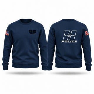 Crew Neck Sweatshirt, Hurricane Police Department, Police, Teamtime, Team time, sublimation, custom sports apparel, team uniforms, spirit wear, spiritwear, sports uniforms, custom shirts, team store, custom team store, fundraiser sports, apparel fundraiser