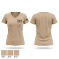 Megargel Volunteer Fire Department Women's Short Sleeve V-neck Shirt - 1