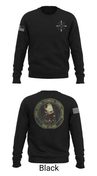 Crew Neck Sweatshirt, Combat Systems Technical Schools Command, Navy, Teamtime, Team time, sublimation, custom sports apparel, team uniforms, spirit wear, spiritwear, sports uniforms, custom shirts, team store, custom team store, fundraiser sports, apparel fundraiser
