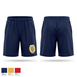 Athletic Shorts With Pockets, Natchez Police Department, Police, Teamtime, Team time, sublimation, custom sports apparel, team uniforms, spirit wear, spiritwear, sports uniforms, custom shirts, team store, custom team store, fundraiser sports, apparel fundraiser