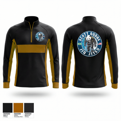 Scott Audas Jiu Jitsu 35907331 Quarter Zip Jacket - 4