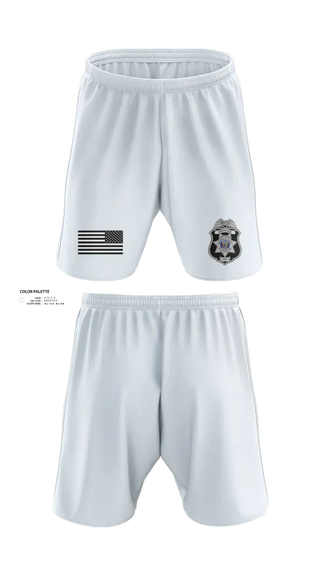 Athletic Shorts With Pockets, Metropolitan Bureau Of Investigation, Police, Teamtime, Team time, sublimation, custom sports apparel, team uniforms, spirit wear, spiritwear, sports uniforms, custom shirts, team store, custom team store, fundraiser sports, apparel fundraiser