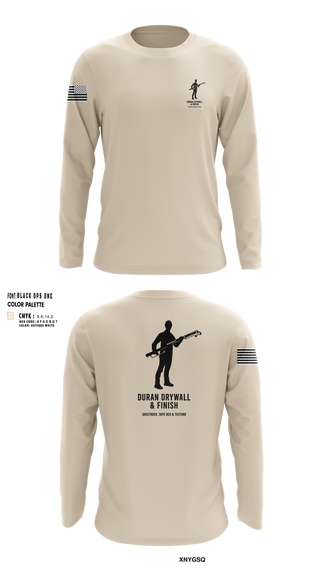 Long Sleeve Performance Shirt, Duran Drywall & Finish, , Teamtime, Team time, sublimation, custom sports apparel, team uniforms, spirit wear, spiritwear, sports uniforms, custom shirts, team store, custom team store, fundraiser sports, apparel fundraiser
