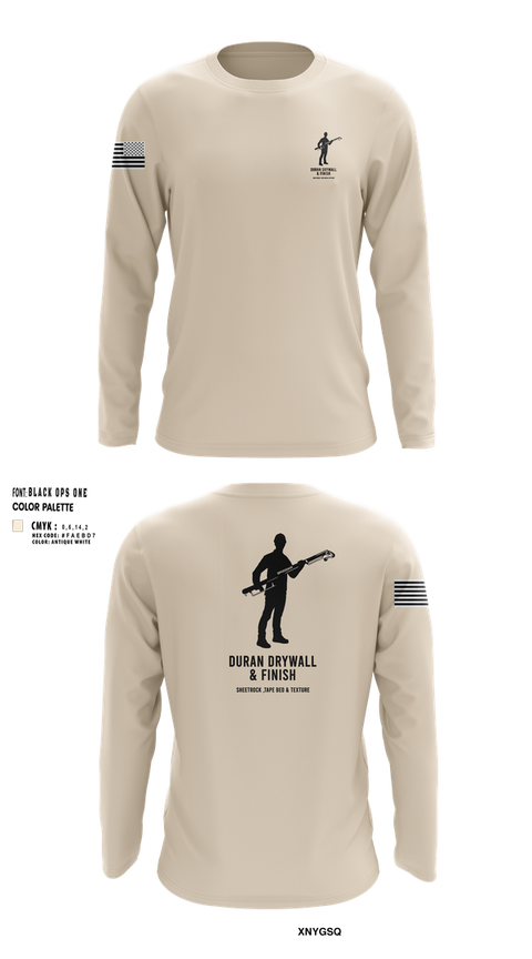Long Sleeve Performance Shirt, Duran Drywall & Finish, , Teamtime, Team time, sublimation, custom sports apparel, team uniforms, spirit wear, spiritwear, sports uniforms, custom shirts, team store, custom team store, fundraiser sports, apparel fundraiser