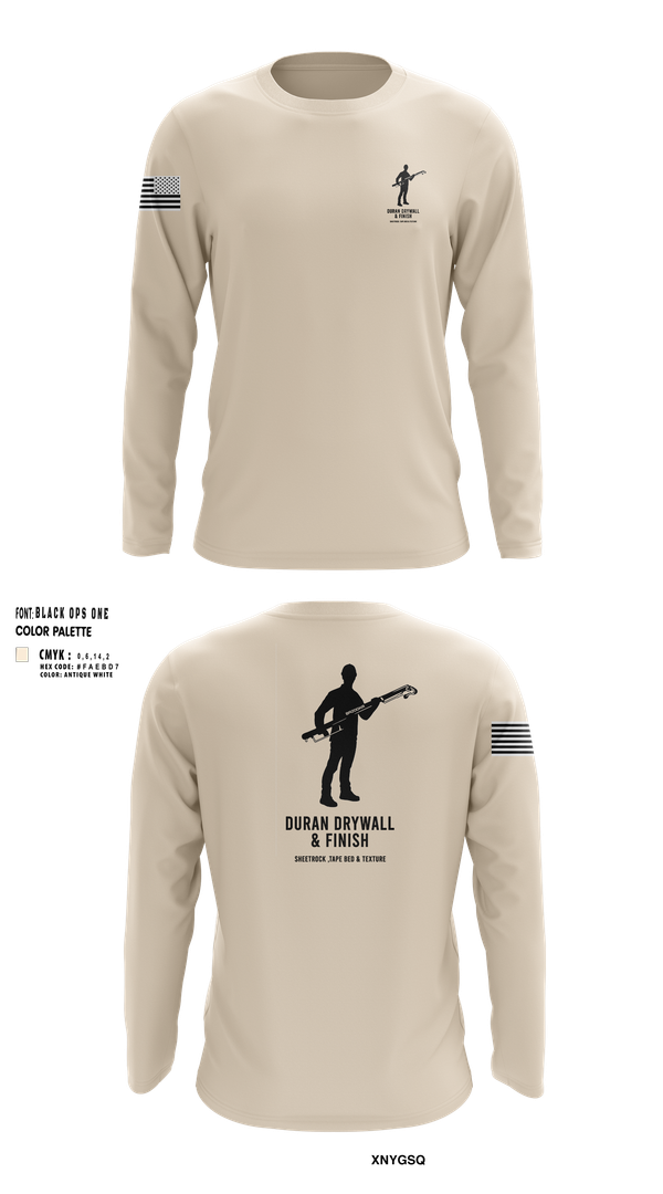 Long Sleeve Performance Shirt, Duran Drywall & Finish, , Teamtime, Team time, sublimation, custom sports apparel, team uniforms, spirit wear, spiritwear, sports uniforms, custom shirts, team store, custom team store, fundraiser sports, apparel fundraiser