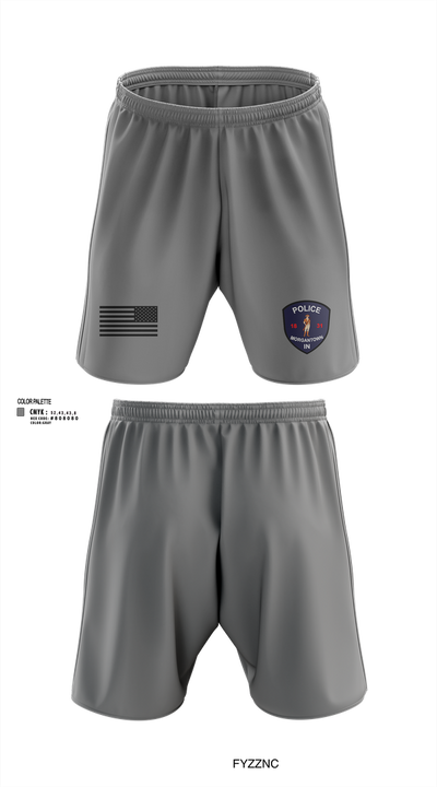 Morgantown Police Department 83325246 Athletic Shorts With Pockets - 102