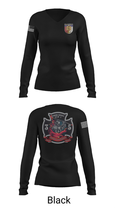 Truck 35 66296032 Women's Long Sleeve V-neck Shirt - 37
