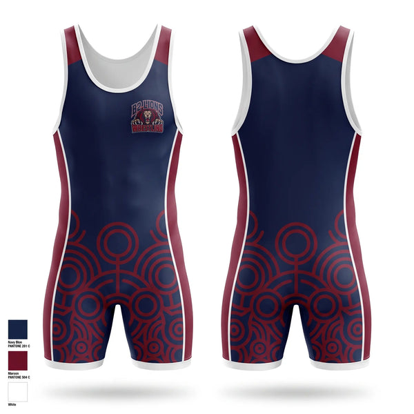 Wrestling Singlet, B2 lions, Wrestling, Teamtime, Team time, sublimation, custom sports apparel, team uniforms, spirit wear, spiritwear, sports uniforms, custom shirts, team store, custom team store, fundraiser sports, apparel fundraiser