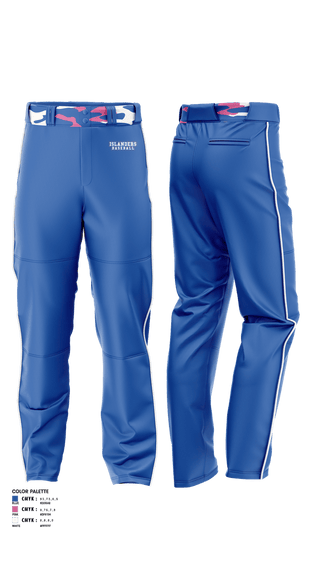 Baseball Pants, Islanders, Baseball, Teamtime, Team time, sublimation, custom sports apparel, team uniforms, spirit wear, spiritwear, sports uniforms, custom shirts, team store, custom team store, fundraiser sports, apparel fundraiser
