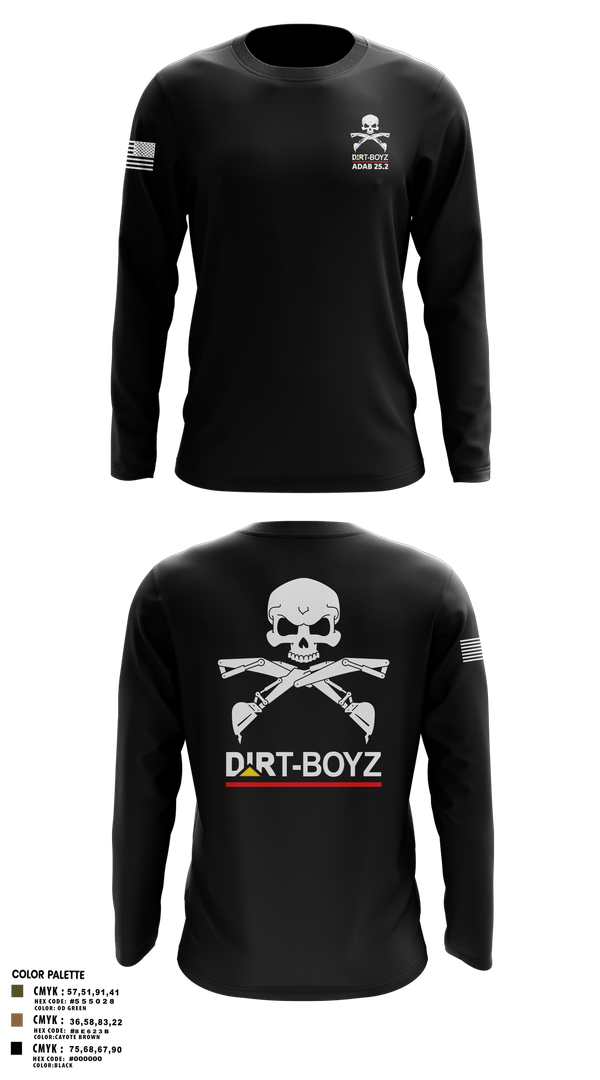 Long Sleeve Performance Shirt, DirtBoyz, Air Force, Teamtime, Team time, sublimation, custom sports apparel, team uniforms, spirit wear, spiritwear, sports uniforms, custom shirts, team store, custom team store, fundraiser sports, apparel fundraiser
