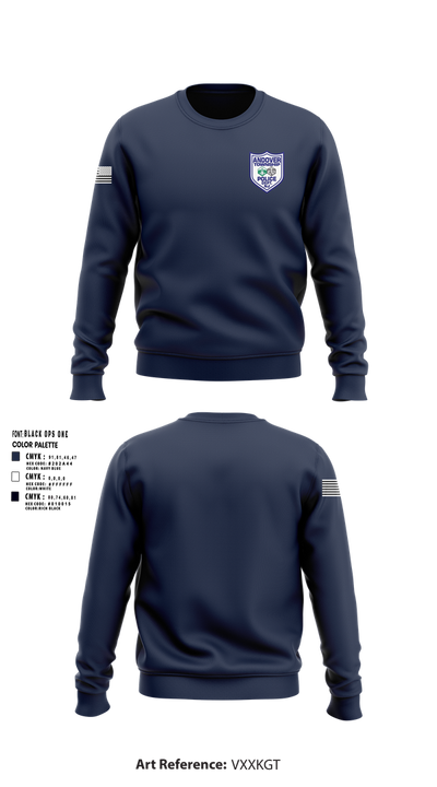 Andover Township Police Department 13076231 Crew Neck Sweatshirt - 101