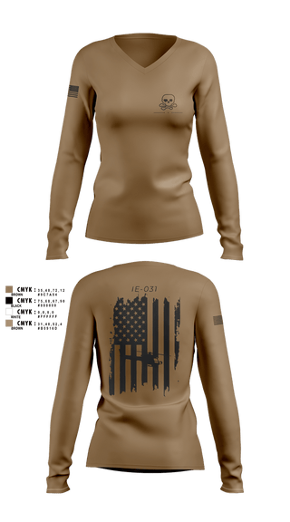 Womens Long Sleeve Vneck Shirt, TRF 911, , Teamtime, Team time, sublimation, custom sports apparel, team uniforms, spirit wear, spiritwear, sports uniforms, custom shirts, team store, custom team store, fundraiser sports, apparel fundraiser