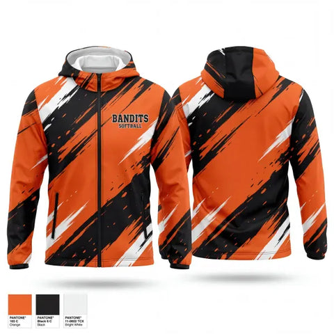 Windbreaker, Bandits, Softball, Teamtime, Team time, sublimation, custom sports apparel, team uniforms, spirit wear, spiritwear, sports uniforms, custom shirts, team store, custom team store, fundraiser sports, apparel fundraiser