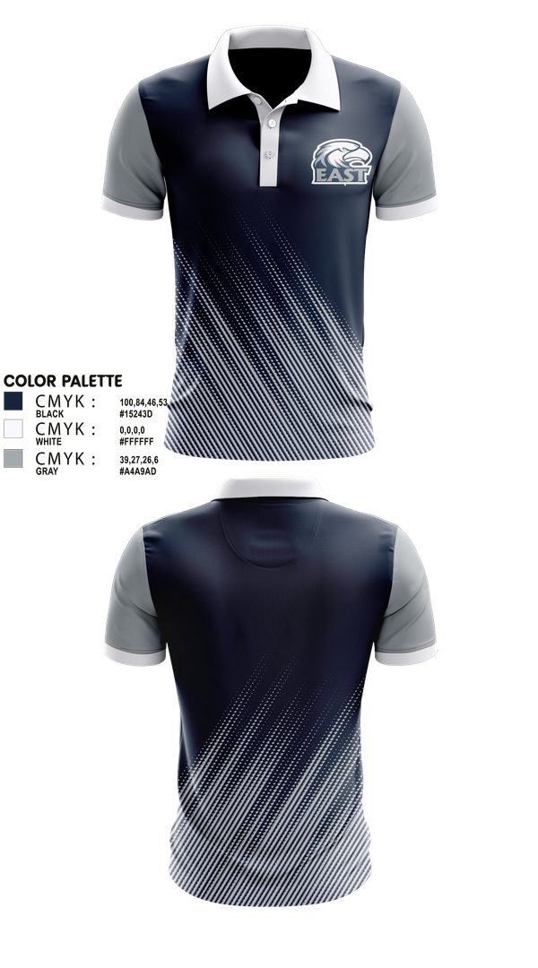 Short Sleeve Performance Polo, East Jackson Wrestling, Wrestling, Teamtime, Team time, sublimation, custom sports apparel, team uniforms, spirit wear, spiritwear, sports uniforms, custom shirts, team store, custom team store, fundraiser sports, apparel fundraiser