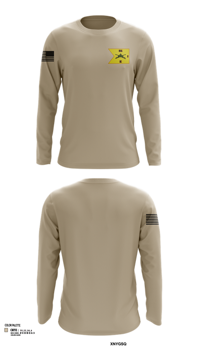 E1-81 AR BDE 50665632 Long Sleeve Performance Shirt 102