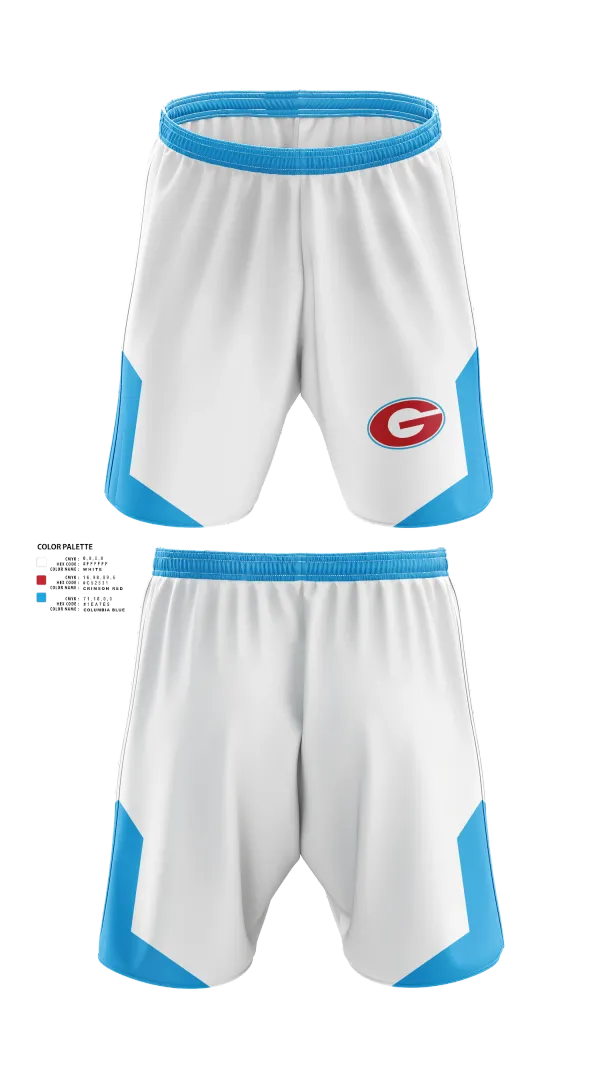 Athletic Shorts With Pockets, Granger Lancers Football, , Teamtime, Team time, sublimation, custom sports apparel, team uniforms, spirit wear, spiritwear, sports uniforms, custom shirts, team store, custom team store, fundraiser sports, apparel fundraiser