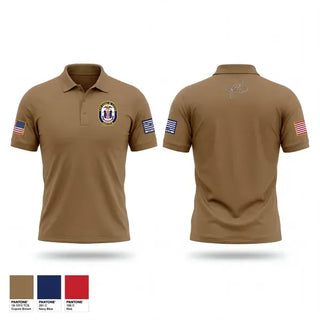 Short Sleeve Performance Polo, USS CARL M. LEVIN, Navy, Teamtime, Team time, sublimation, custom sports apparel, team uniforms, spirit wear, spiritwear, sports uniforms, custom shirts, team store, custom team store, fundraiser sports, apparel fundraiser