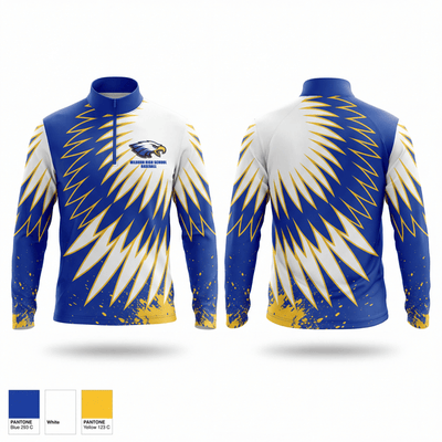 Milburn High School Baseball 57709896 Quarter Zip Jacket - 1