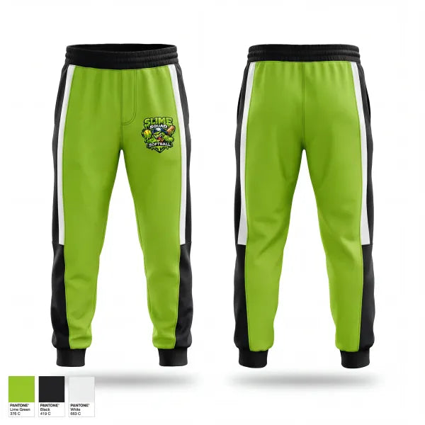 Sweatpants, Slime Squad, Softball, Teamtime, Team time, sublimation, custom sports apparel, team uniforms, spirit wear, spiritwear, sports uniforms, custom shirts, team store, custom team store, fundraiser sports, apparel fundraiser