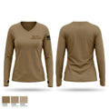 Military Corrections 78404949 Women's Long Sleeve V-neck Shirt - 1