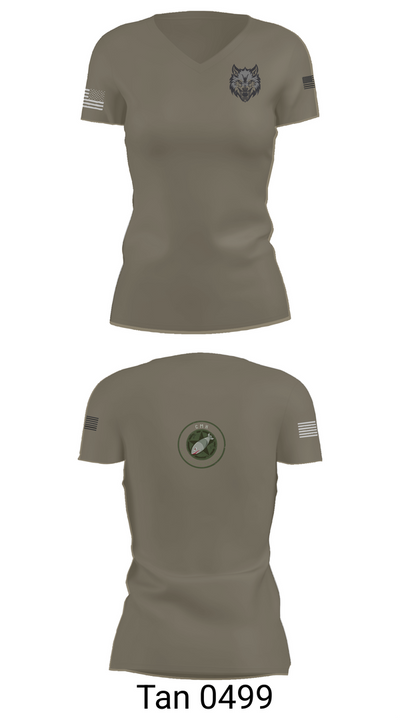 CMX 42179548 Women's Short Sleeve V-neck Shirt - 68