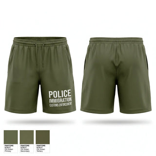 Athletic Shorts With Pockets, Police - immigration and customs enforcement, Police, Teamtime, Team time, sublimation, custom sports apparel, team uniforms, spirit wear, spiritwear, sports uniforms, custom shirts, team store, custom team store, fundraiser sports, apparel fundraiser