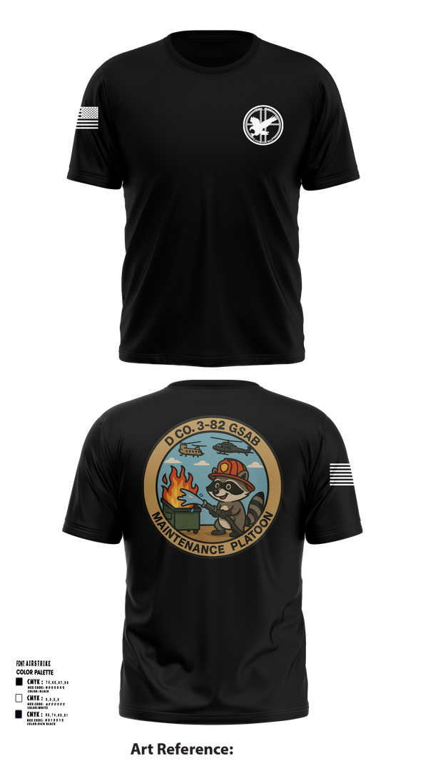 Short Sleeve Performance Shirt, D Co 3-82 GSAB Maintenance Platoon, , Teamtime, Team time, sublimation, custom sports apparel, team uniforms, spirit wear, spiritwear, sports uniforms, custom shirts, team store, custom team store, fundraiser sports, apparel fundraiser