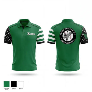 Short Sleeve Performance Polo, Burros, Baseball, Teamtime, Team time, sublimation, custom sports apparel, team uniforms, spirit wear, spiritwear, sports uniforms, custom shirts, team store, custom team store, fundraiser sports, apparel fundraiser