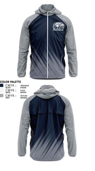 Windbreaker, East Jackson Wrestling, Wrestling, Teamtime, Team time, sublimation, custom sports apparel, team uniforms, spirit wear, spiritwear, sports uniforms, custom shirts, team store, custom team store, fundraiser sports, apparel fundraiser