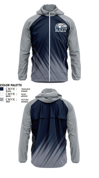 East Jackson Wrestling 18178832 Windbreaker - 1