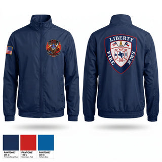 Windbreaker, LFD, Fire Department, Teamtime, Team time, sublimation, custom sports apparel, team uniforms, spirit wear, spiritwear, sports uniforms, custom shirts, team store, custom team store, fundraiser sports, apparel fundraiser