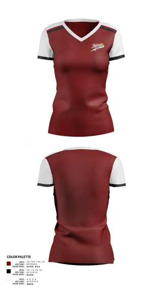 Womens Short Sleeve Vneck Shirt, Inferno, Softball, Teamtime, Team time, sublimation, custom sports apparel, team uniforms, spirit wear, spiritwear, sports uniforms, custom shirts, team store, custom team store, fundraiser sports, apparel fundraiser