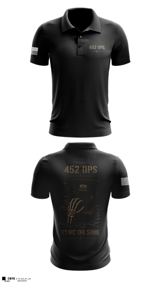 Short Sleeve Performance Polo, 452 MED DET, Army, Teamtime, Team time, sublimation, custom sports apparel, team uniforms, spirit wear, spiritwear, sports uniforms, custom shirts, team store, custom team store, fundraiser sports, apparel fundraiser