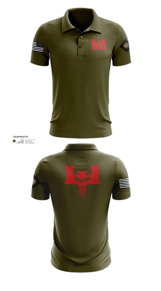 Short Sleeve Performance Polo, A co 578th BEB, , Teamtime, Team time, sublimation, custom sports apparel, team uniforms, spirit wear, spiritwear, sports uniforms, custom shirts, team store, custom team store, fundraiser sports, apparel fundraiser