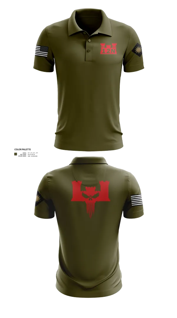 Short Sleeve Performance Polo, A co 578th BEB, , Teamtime, Team time, sublimation, custom sports apparel, team uniforms, spirit wear, spiritwear, sports uniforms, custom shirts, team store, custom team store, fundraiser sports, apparel fundraiser