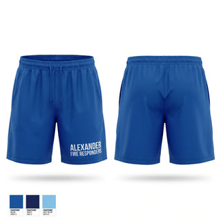 Athletic Shorts With Pockets, ALEXANDER FIRE RESPONDERS, EMS/EMT, Teamtime, Team time, sublimation, custom sports apparel, team uniforms, spirit wear, spiritwear, sports uniforms, custom shirts, team store, custom team store, fundraiser sports, apparel fundraiser