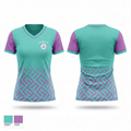 Rebels 33854729 Women's Short Sleeve V-neck Shirt - 2