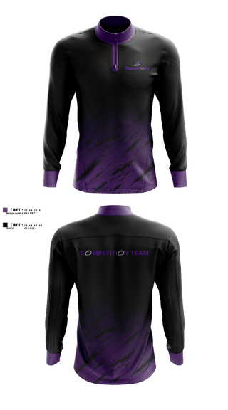Quarter Zip Jacket, Danceworks, Police, Teamtime, Team time, sublimation, custom sports apparel, team uniforms, spirit wear, spiritwear, sports uniforms, custom shirts, team store, custom team store, fundraiser sports, apparel fundraiser
